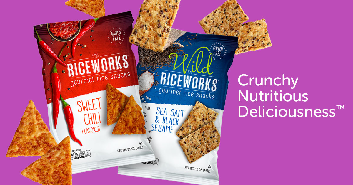 Whole Grain Gluten Free Rice Chips - Riceworks