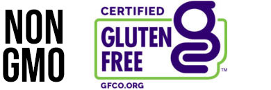 Non-GMO. Gluten Free.